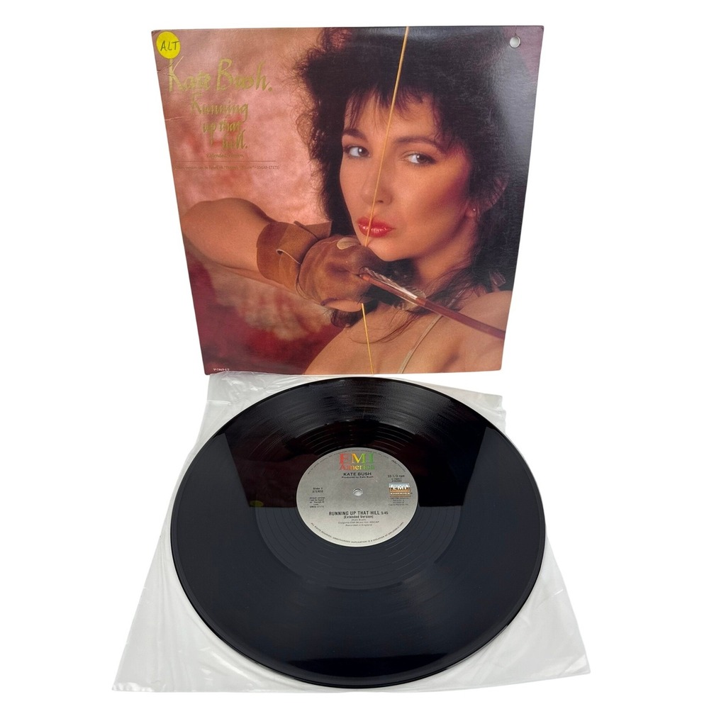Kate Bush Running Up That Hill 12" Vinyl Single 1985 EMI America V-7865-1/2